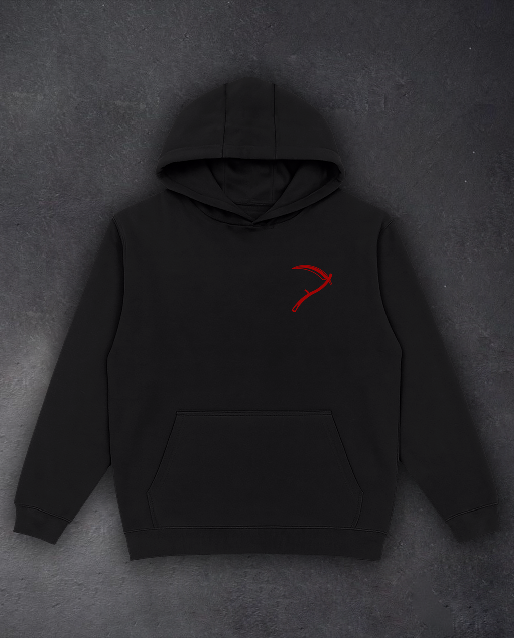 Худі з принтом "Scarlet Reaper"