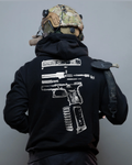 Акція! Худі з принтом "In Glock We Trust"