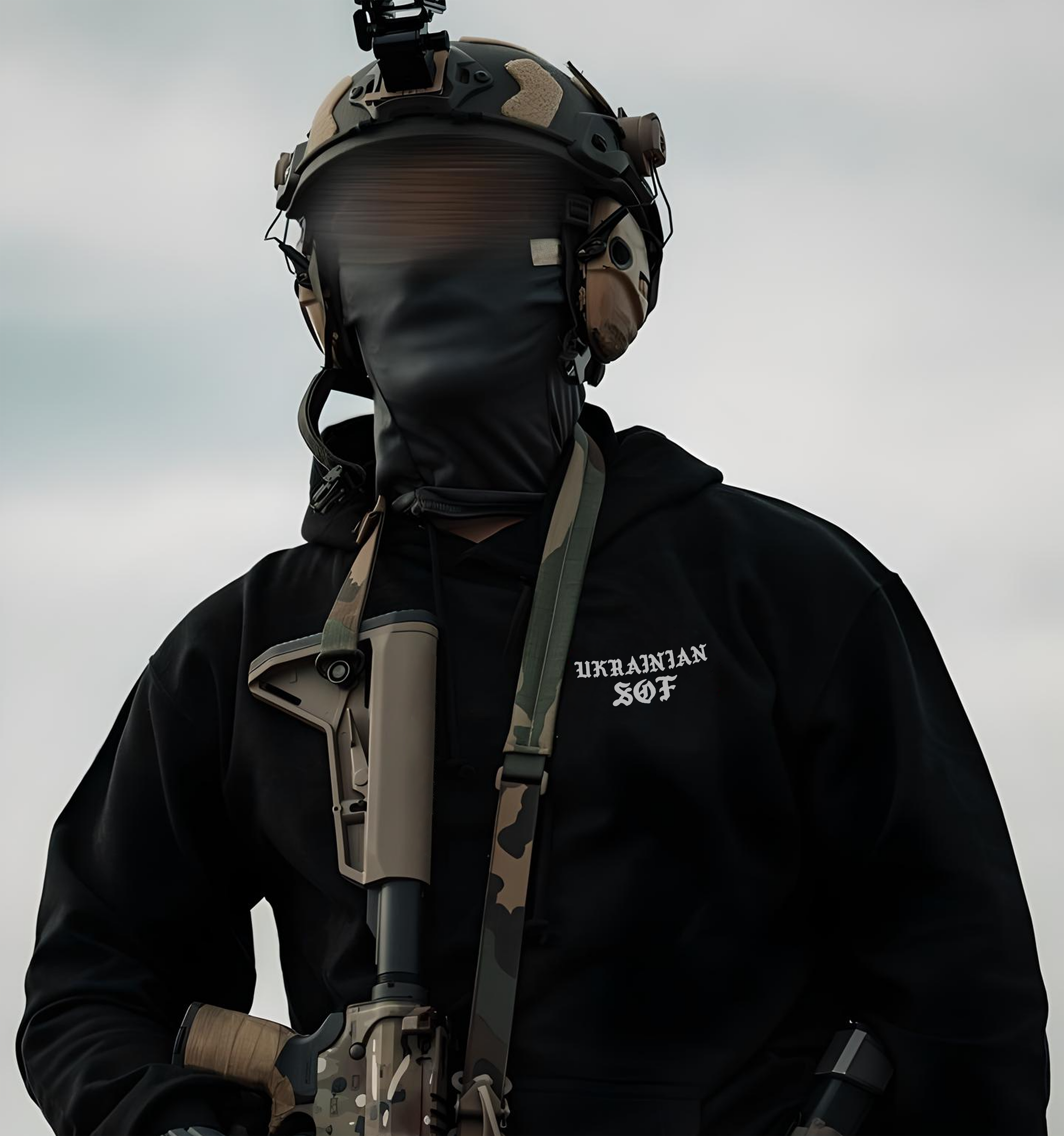 Акція! Худі з принтом "SOF"