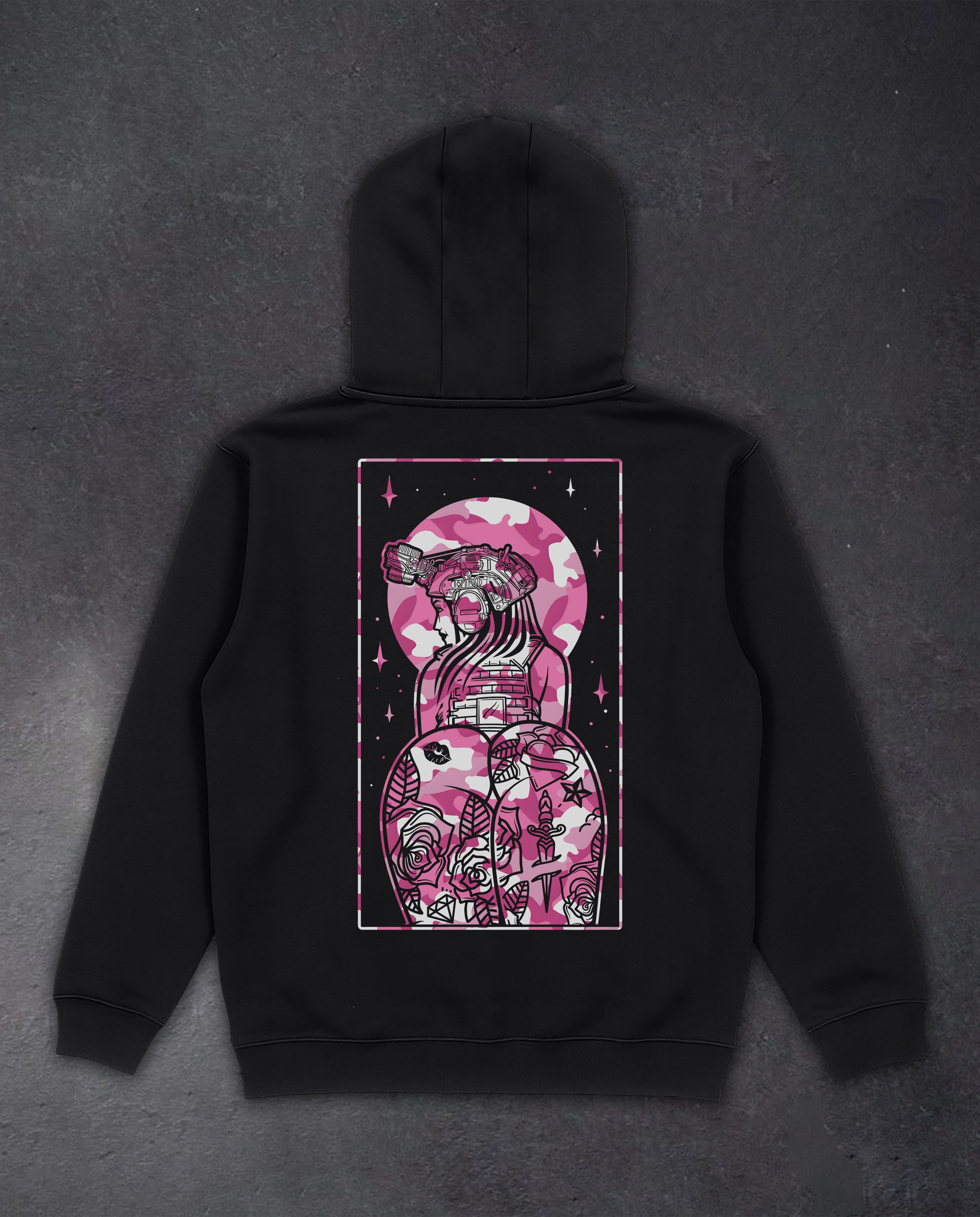 Худі з принтом "Camouflage Girl"