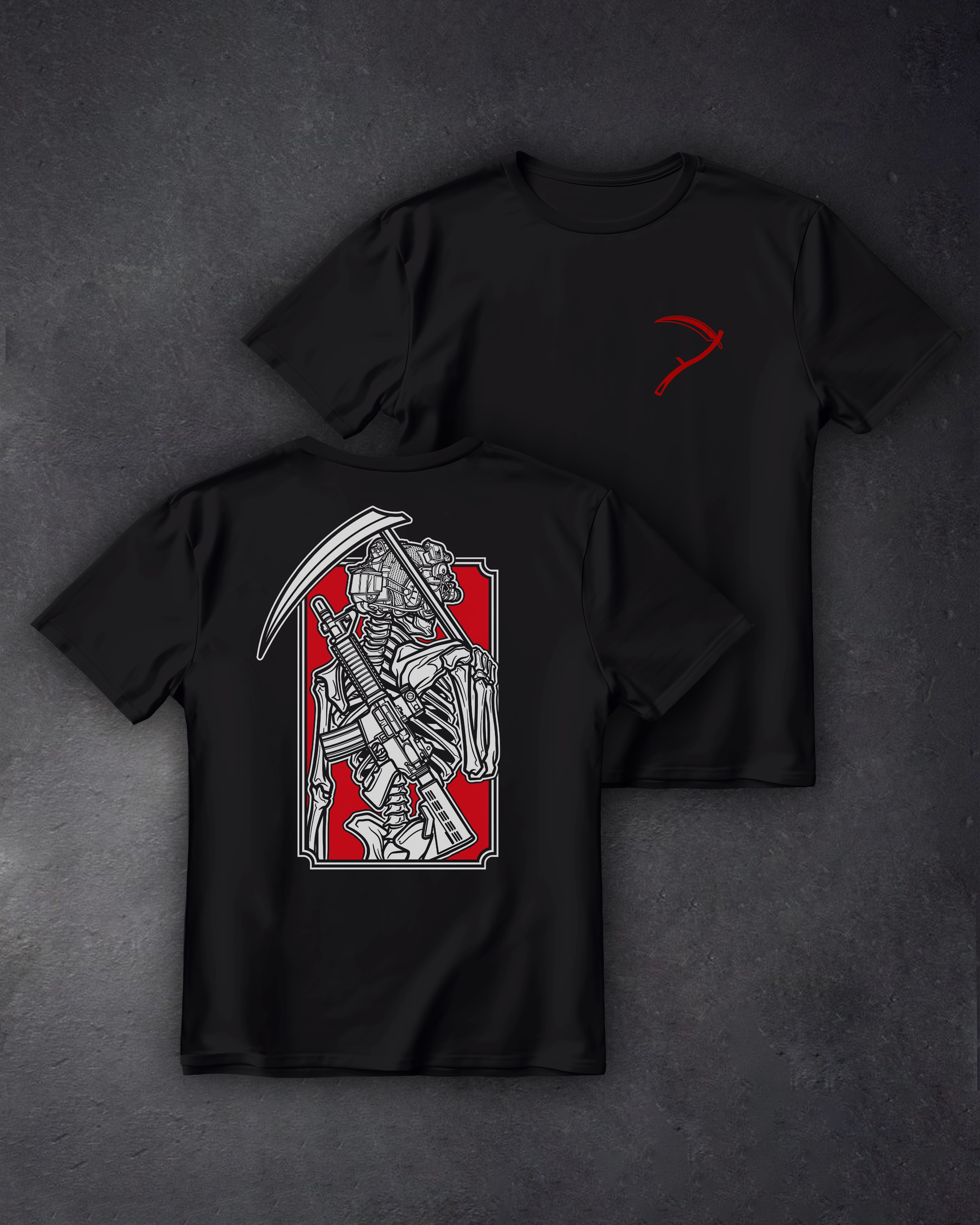 Футболка з принтом "Scarlet Reaper"