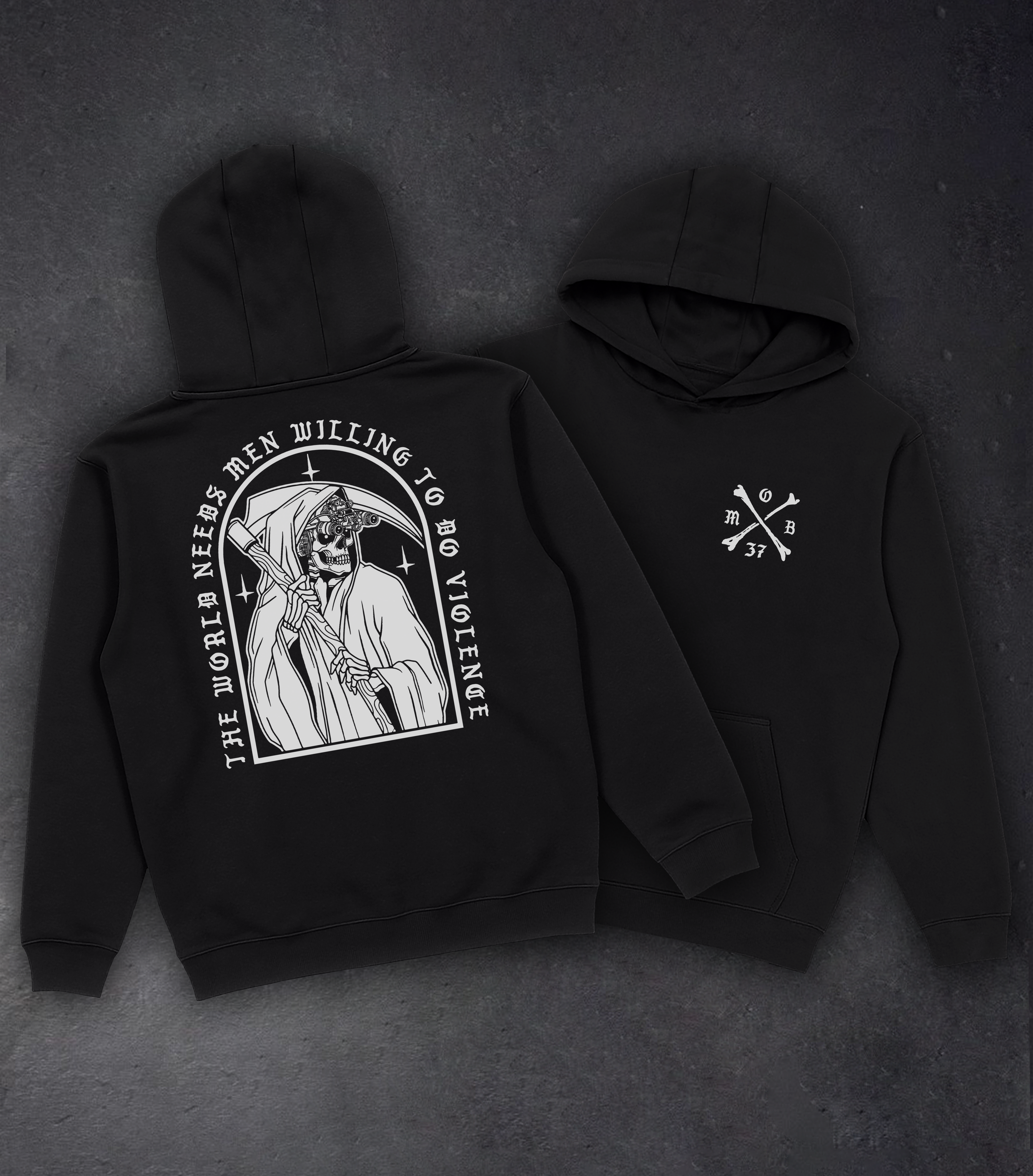 Худі з принтом "Reaper Man"