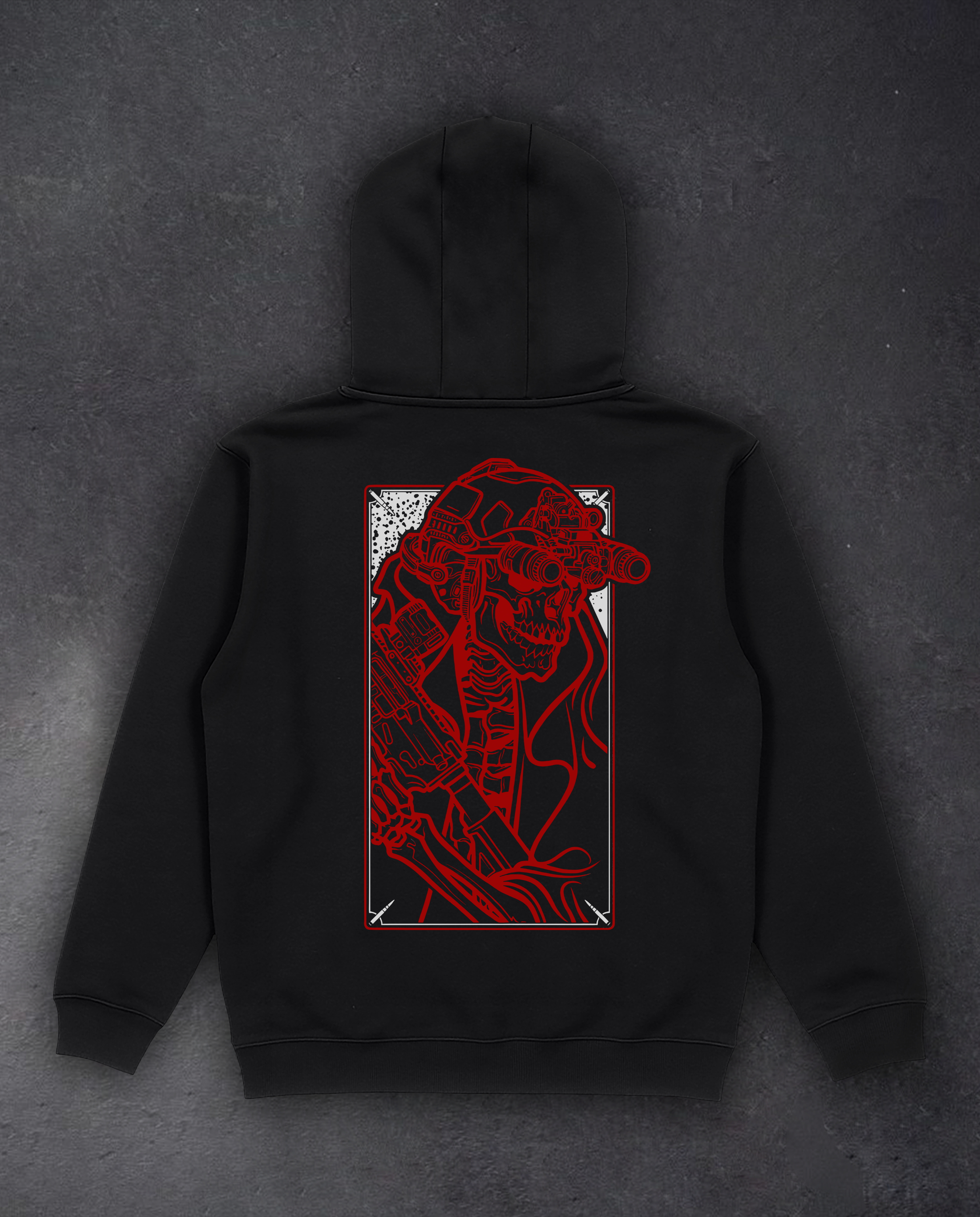 Худі з принтом "Red Warrior"