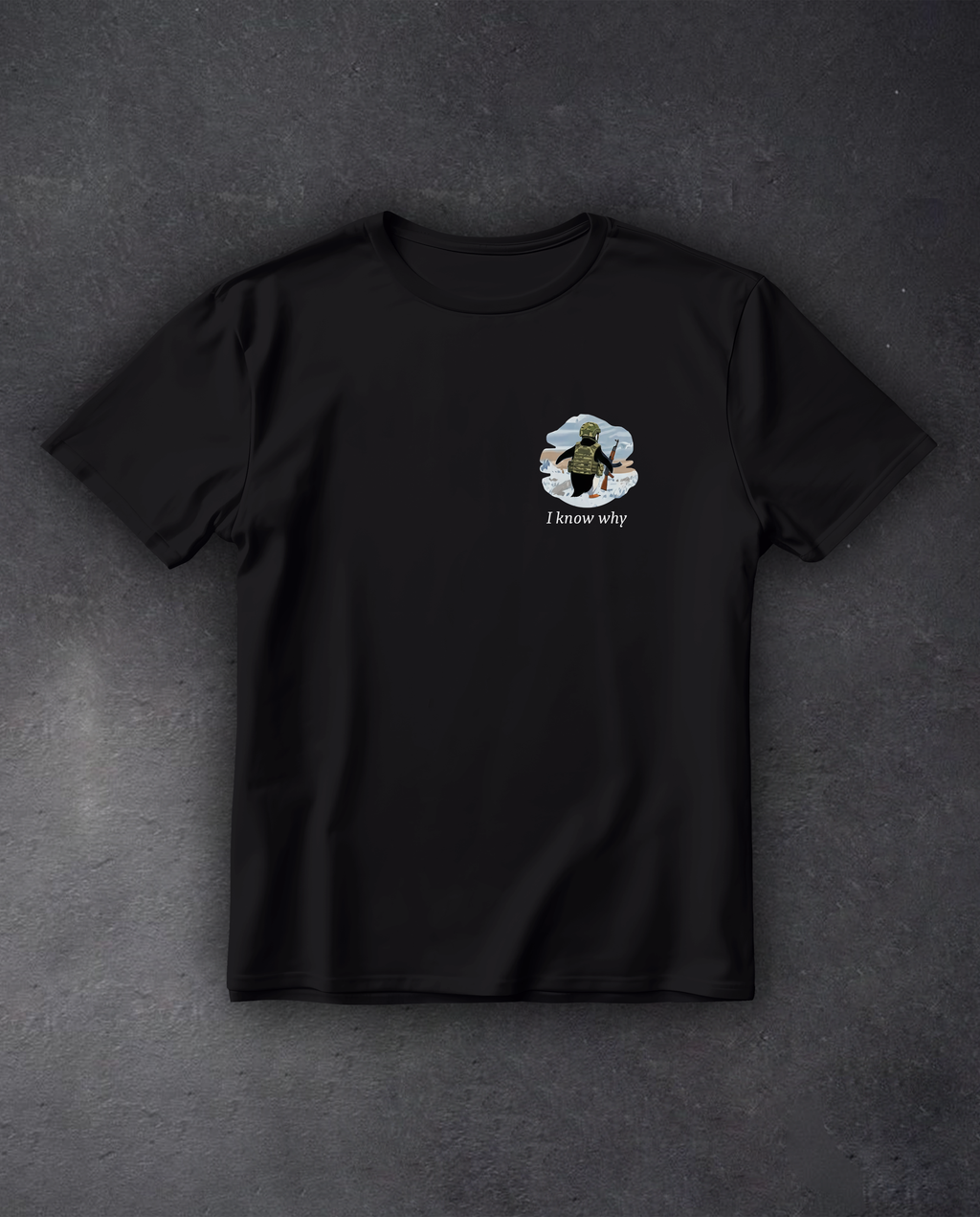 Футболка з принтом "Penguin"