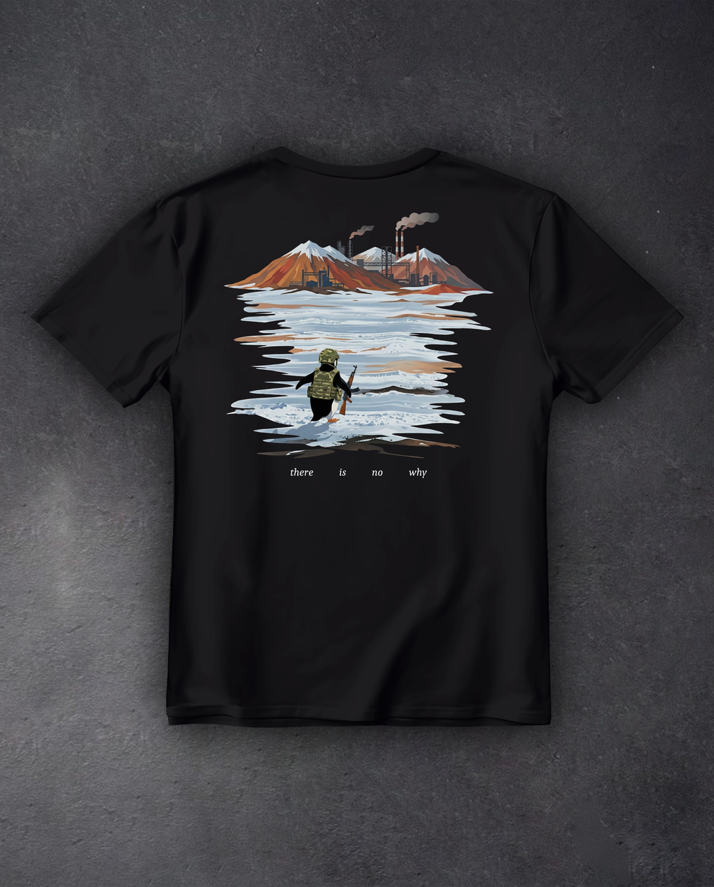 Футболка з принтом "Penguin"