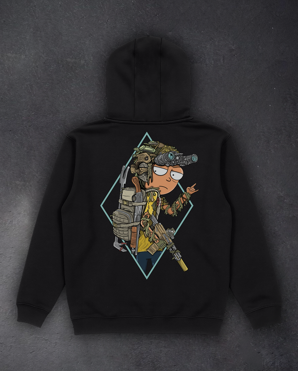 Худі з принтом "Tactical Morty"