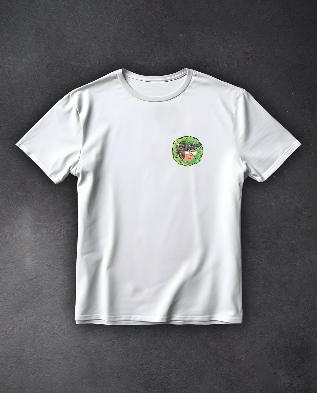 Футболка з принтом "Tactical Morty"