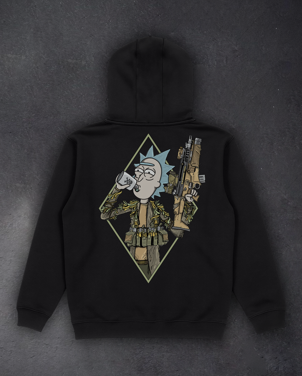 Худі з принтом "Tactical Rick"