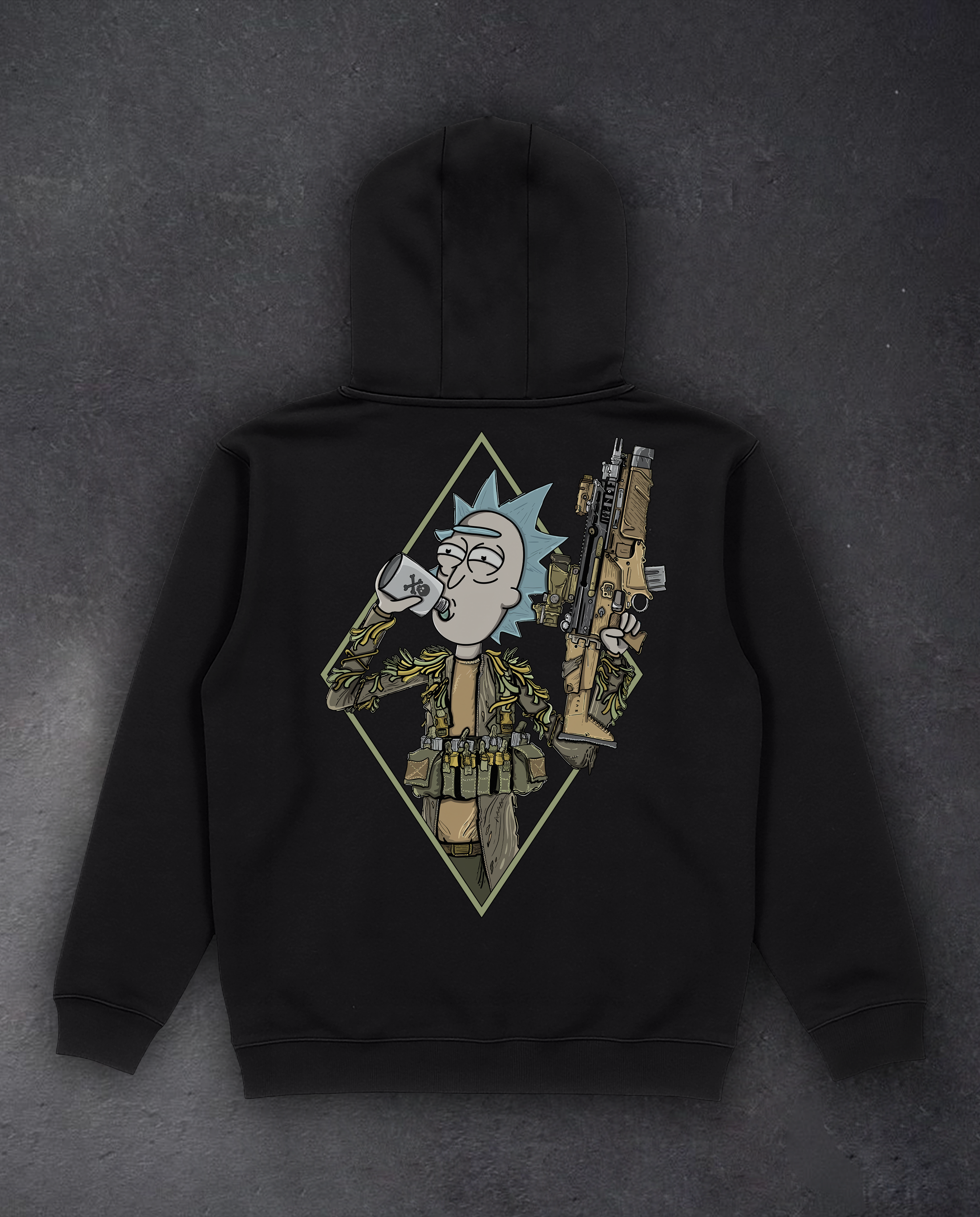 Худі з принтом "Tactical Rick"