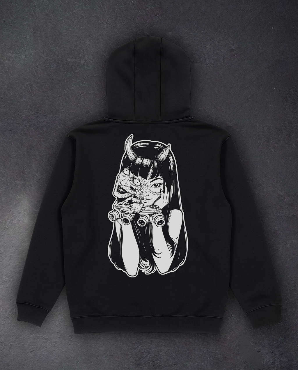 Худі з принтом "Oni Girl"
