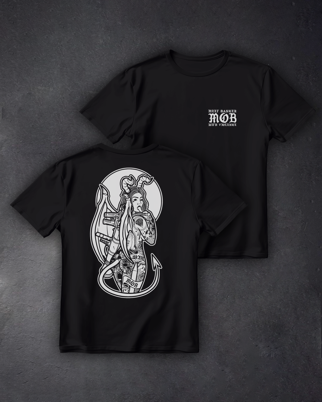 Футболка з принтом "Warmaiden"