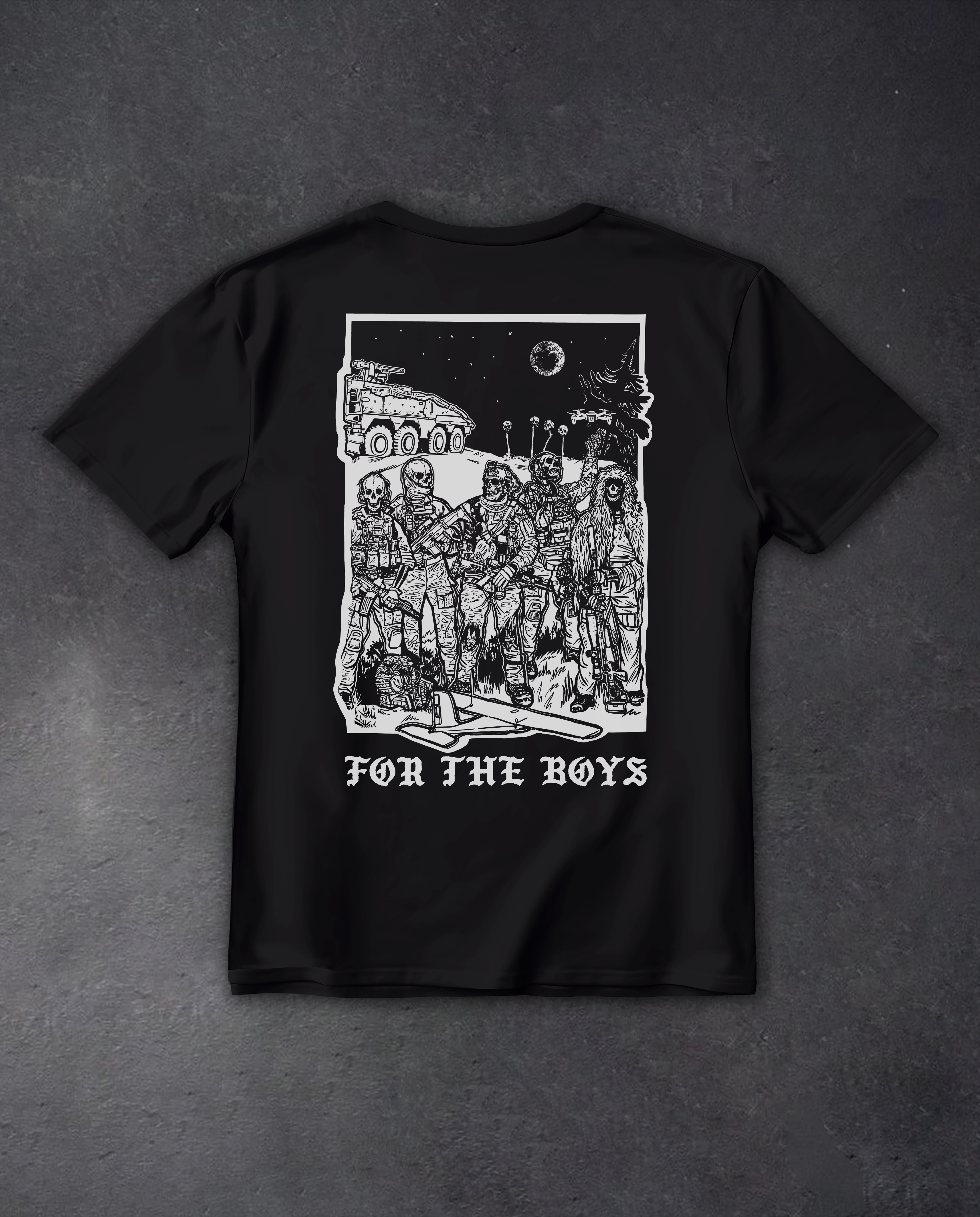 Футболка з принтом "For The Boys"