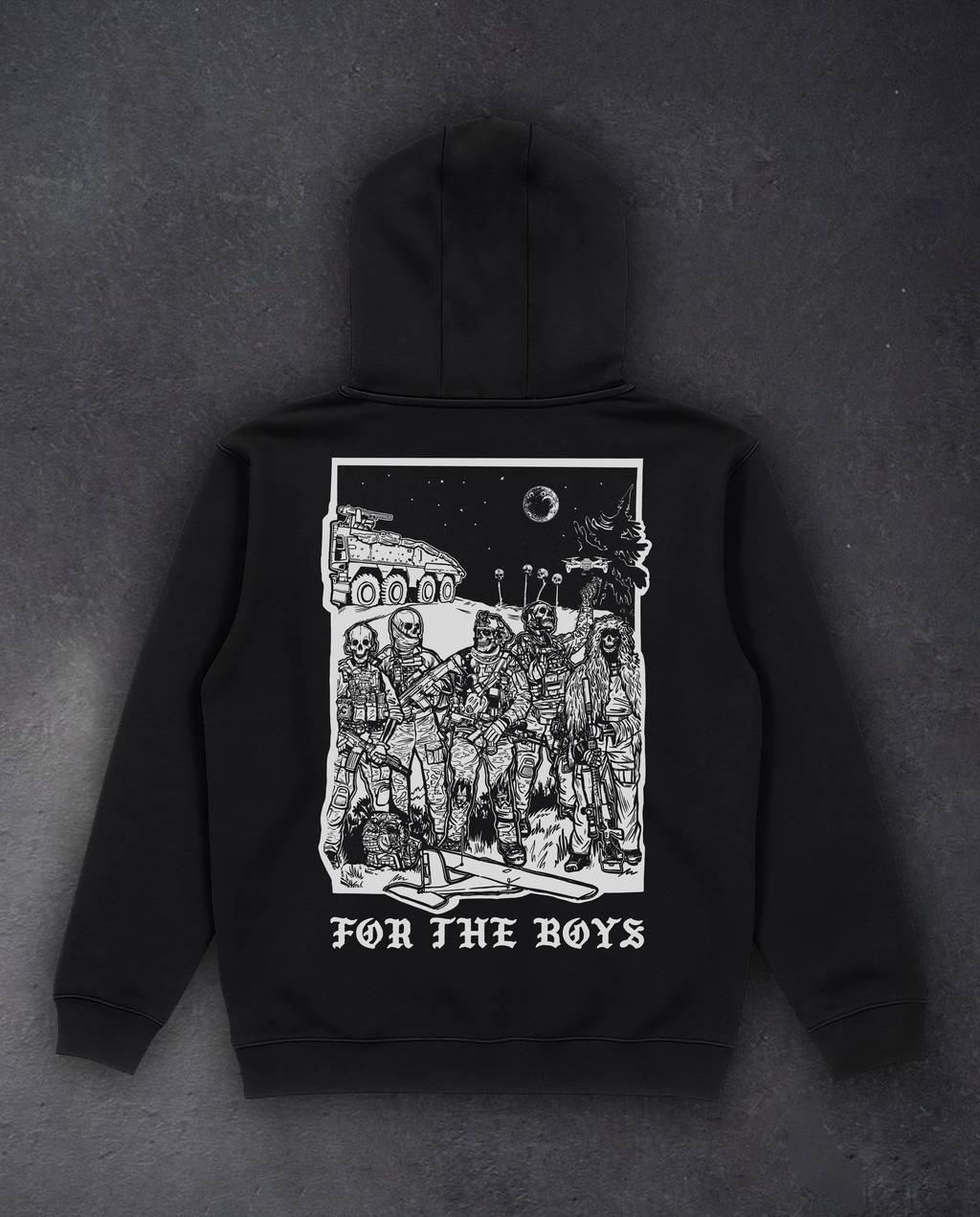 Худі з принтом "For The Boys"
