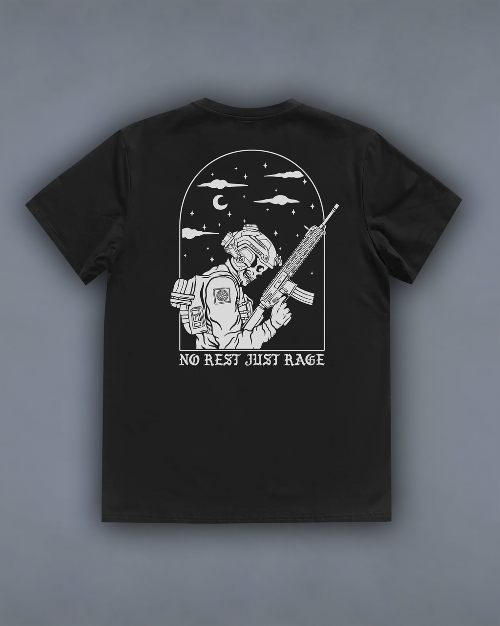 Футболка з принтом "No Rest"