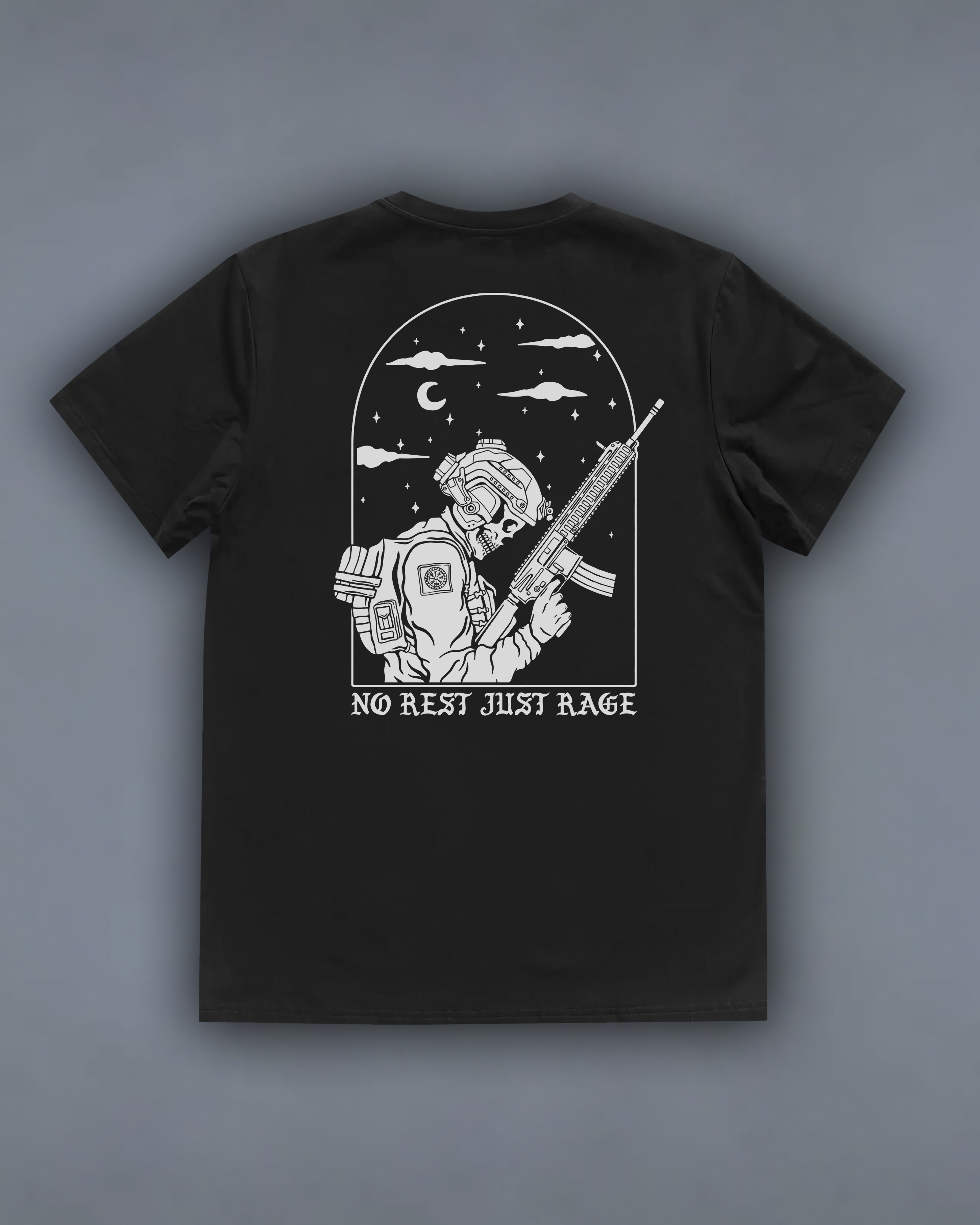 Футболка з принтом "No Rest"