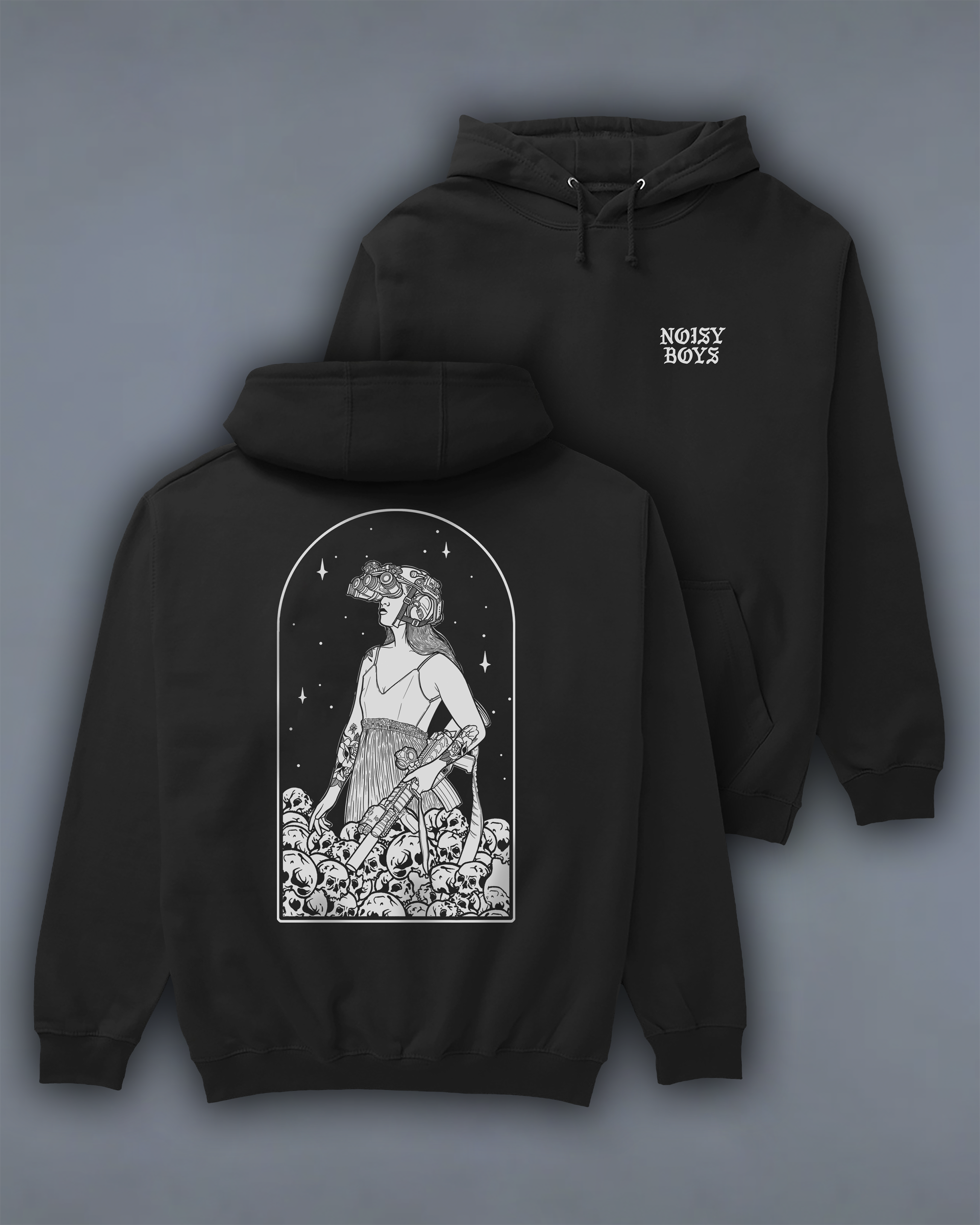 Худі з принтом "Skulls Maiden"