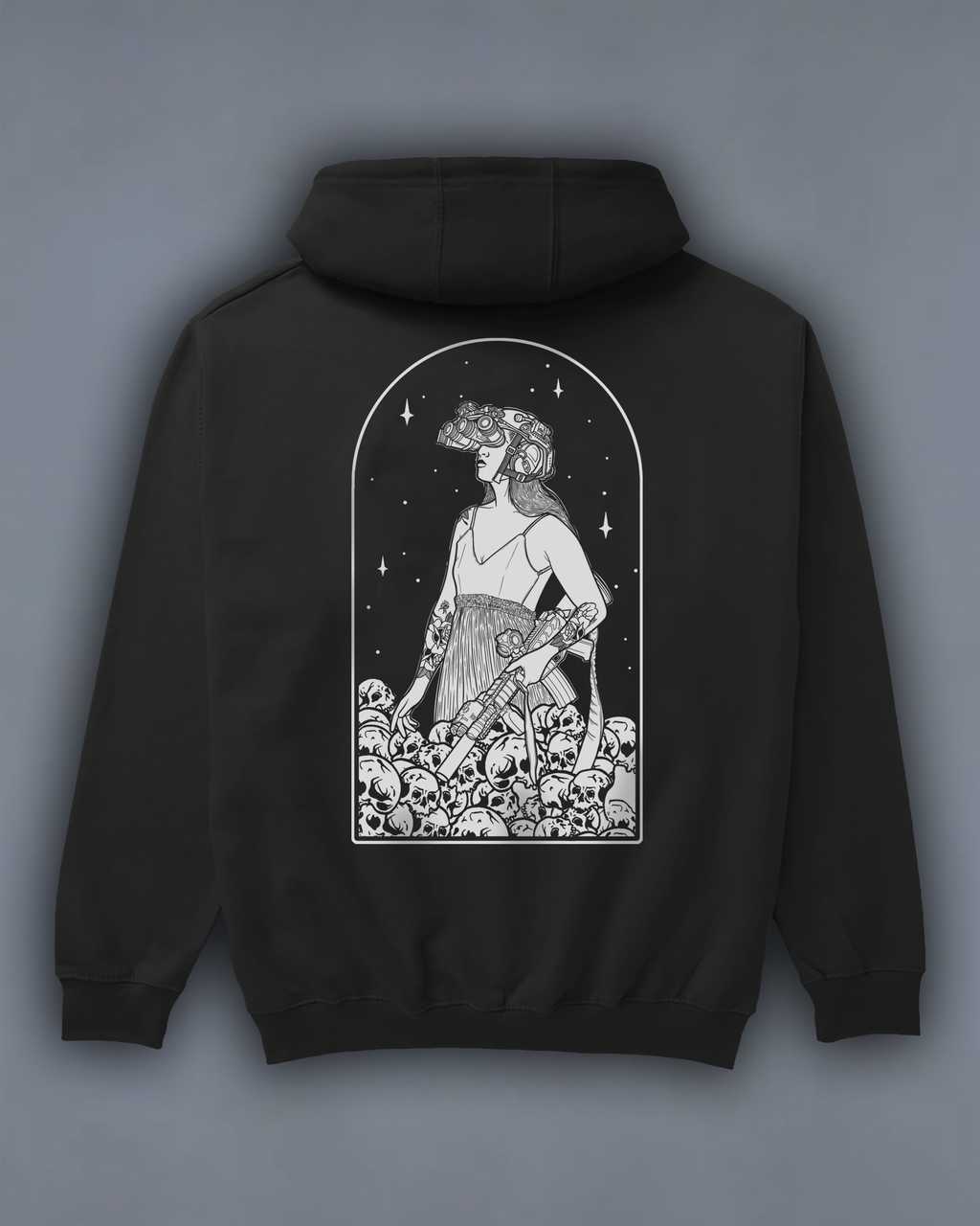 Худі з принтом "Skulls Maiden"