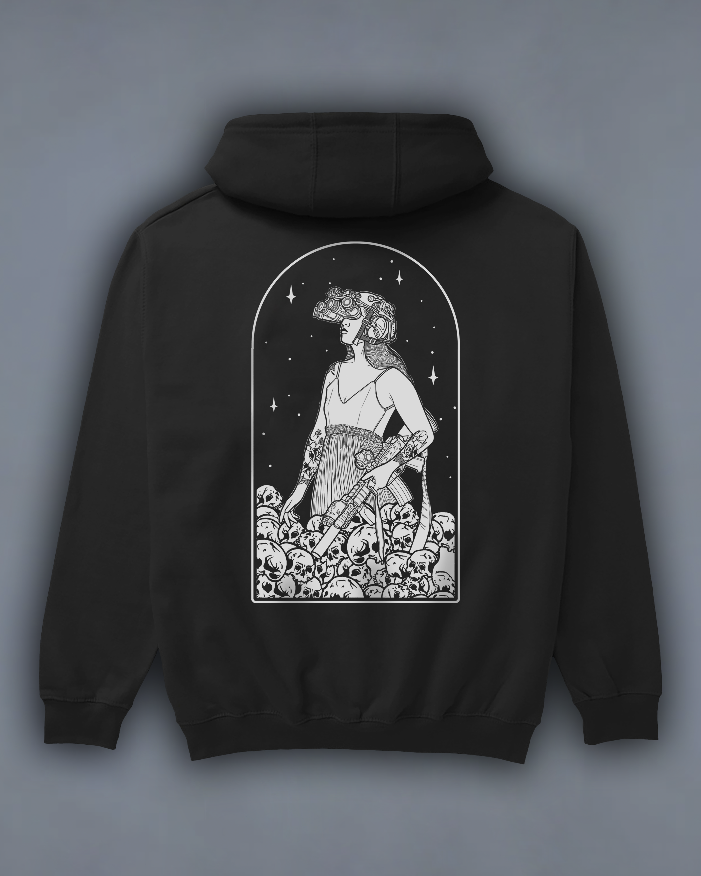 Худі з принтом "Skulls Maiden"
