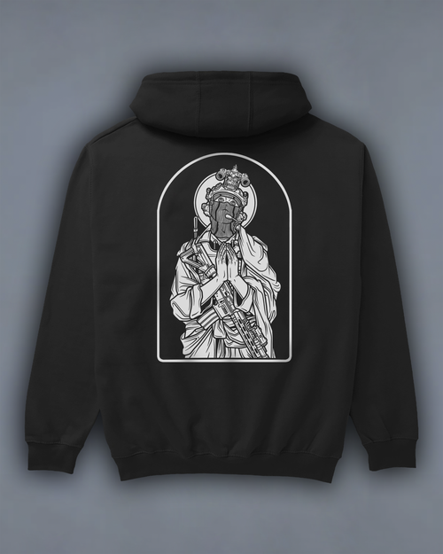 Худі з принтом "In War We Trust"