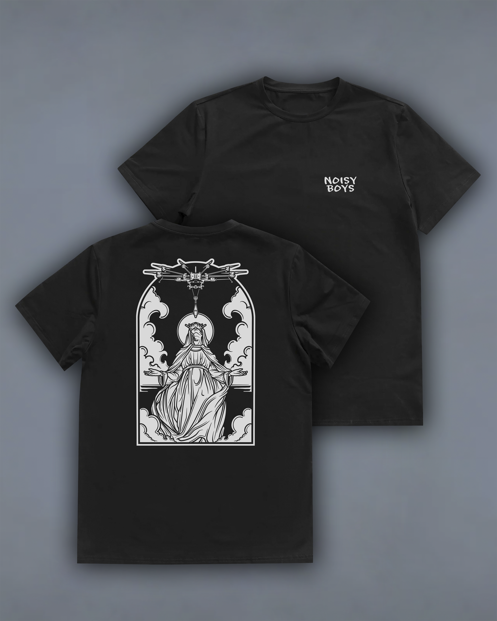Футболка з принтом "Angel of Death"