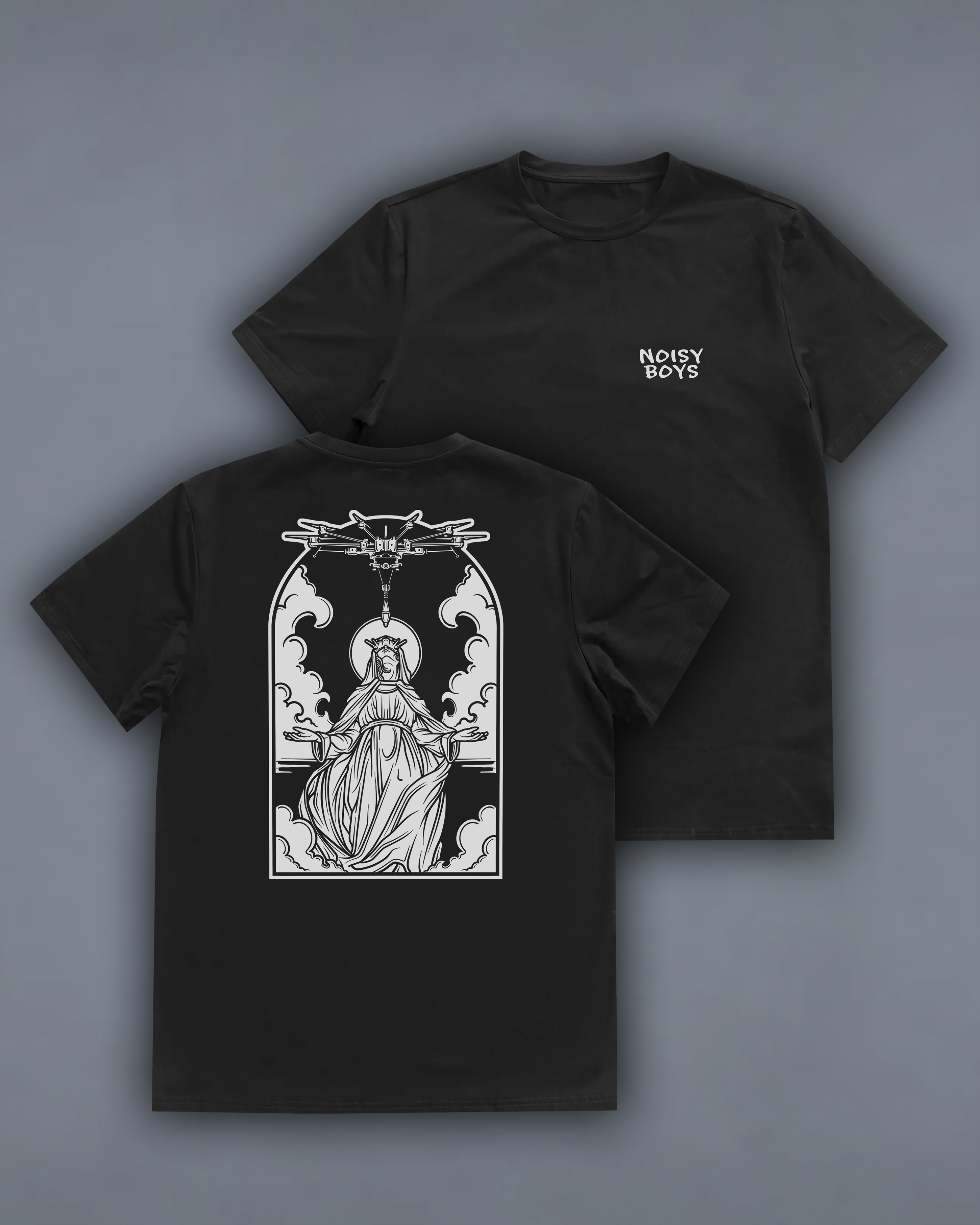Футболка з принтом "Angel of Death"