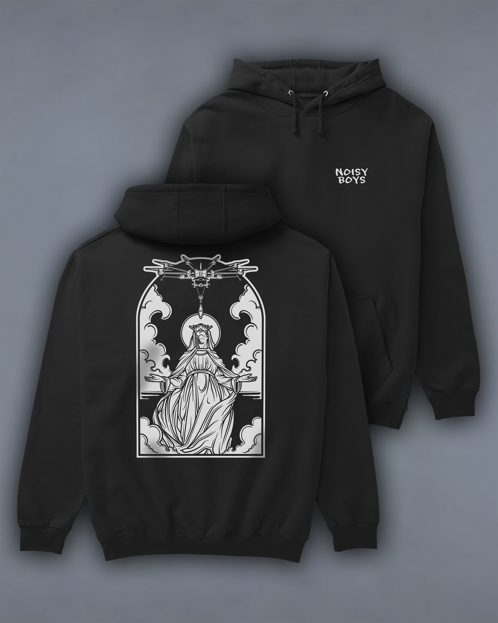 Худі з принтом "Angel Of Death"