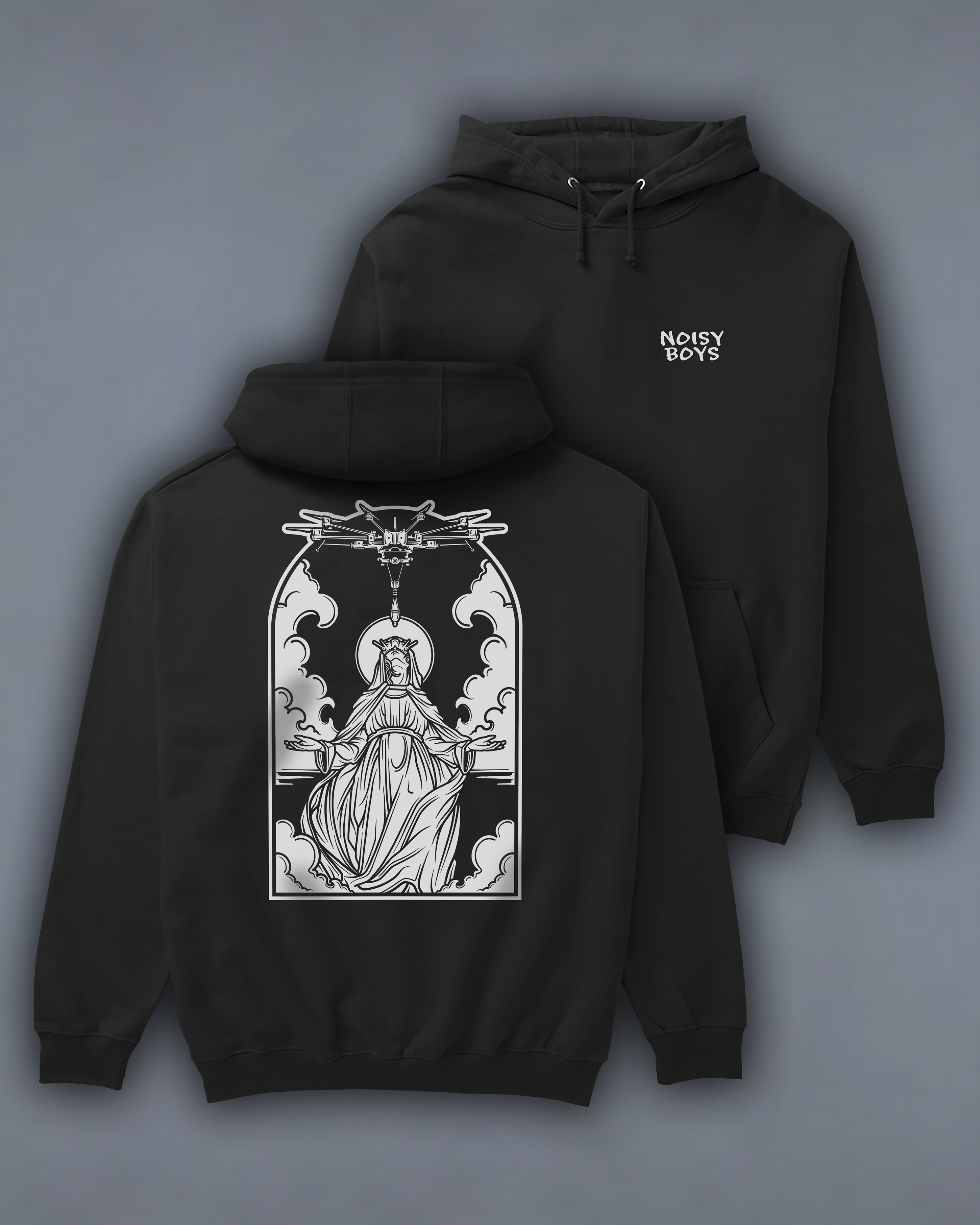 Худі з принтом "Angel Of Death"
