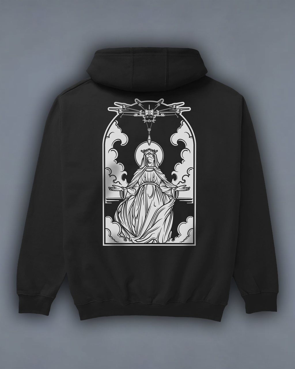 Худі з принтом "Angel Of Death"