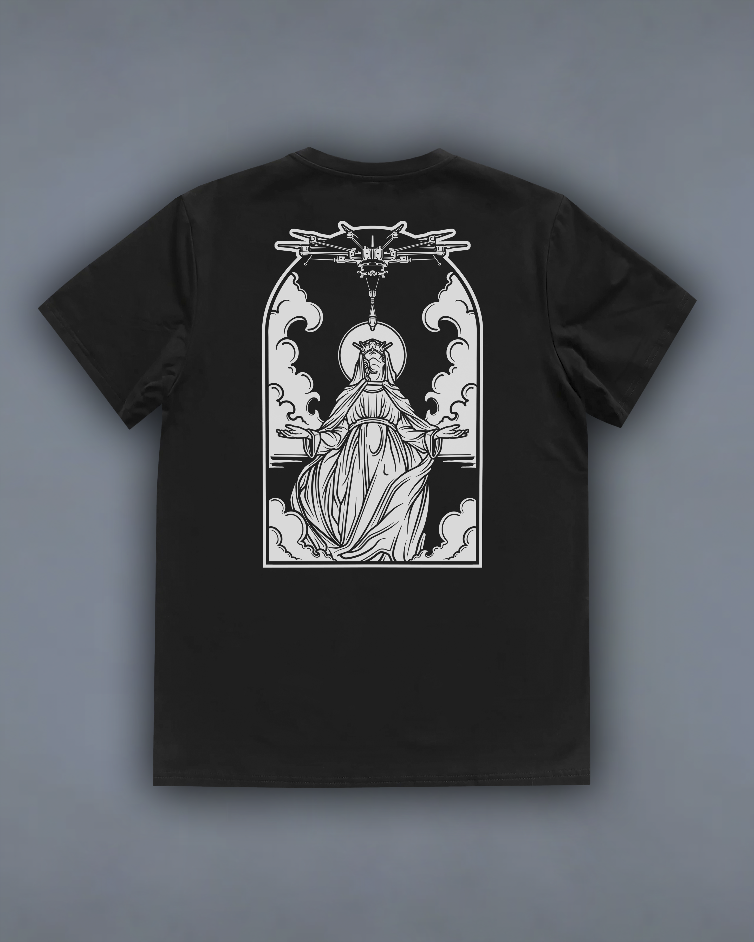 Футболка з принтом "Angel of Death"