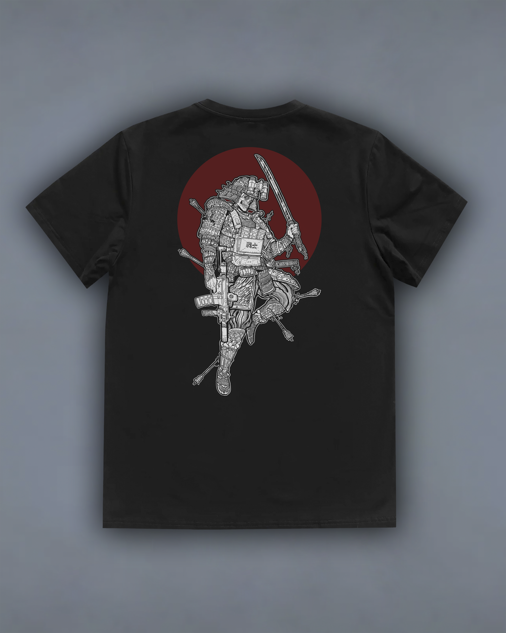 Футболка з принтом "Samurai"