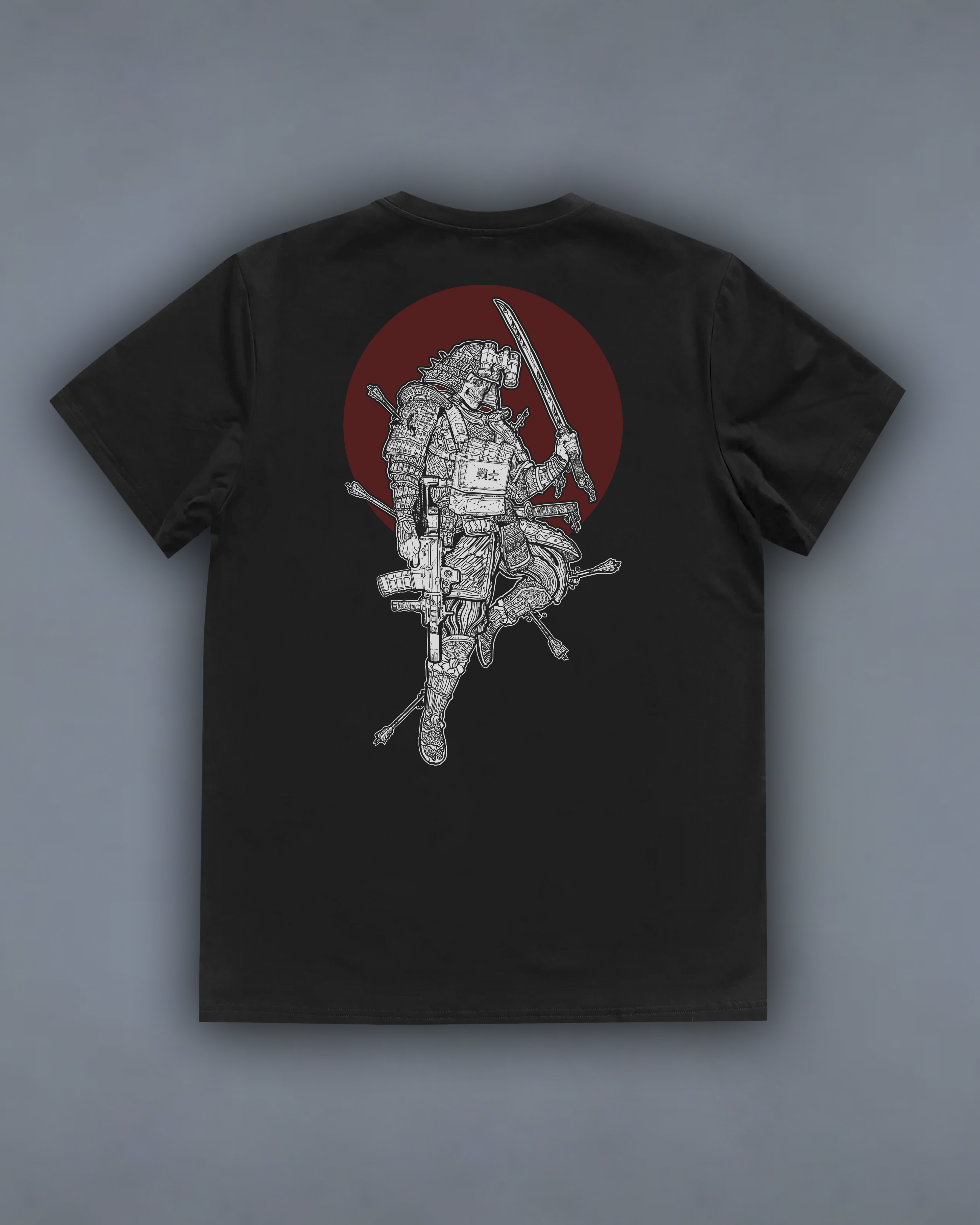 Футболка з принтом "Samurai"