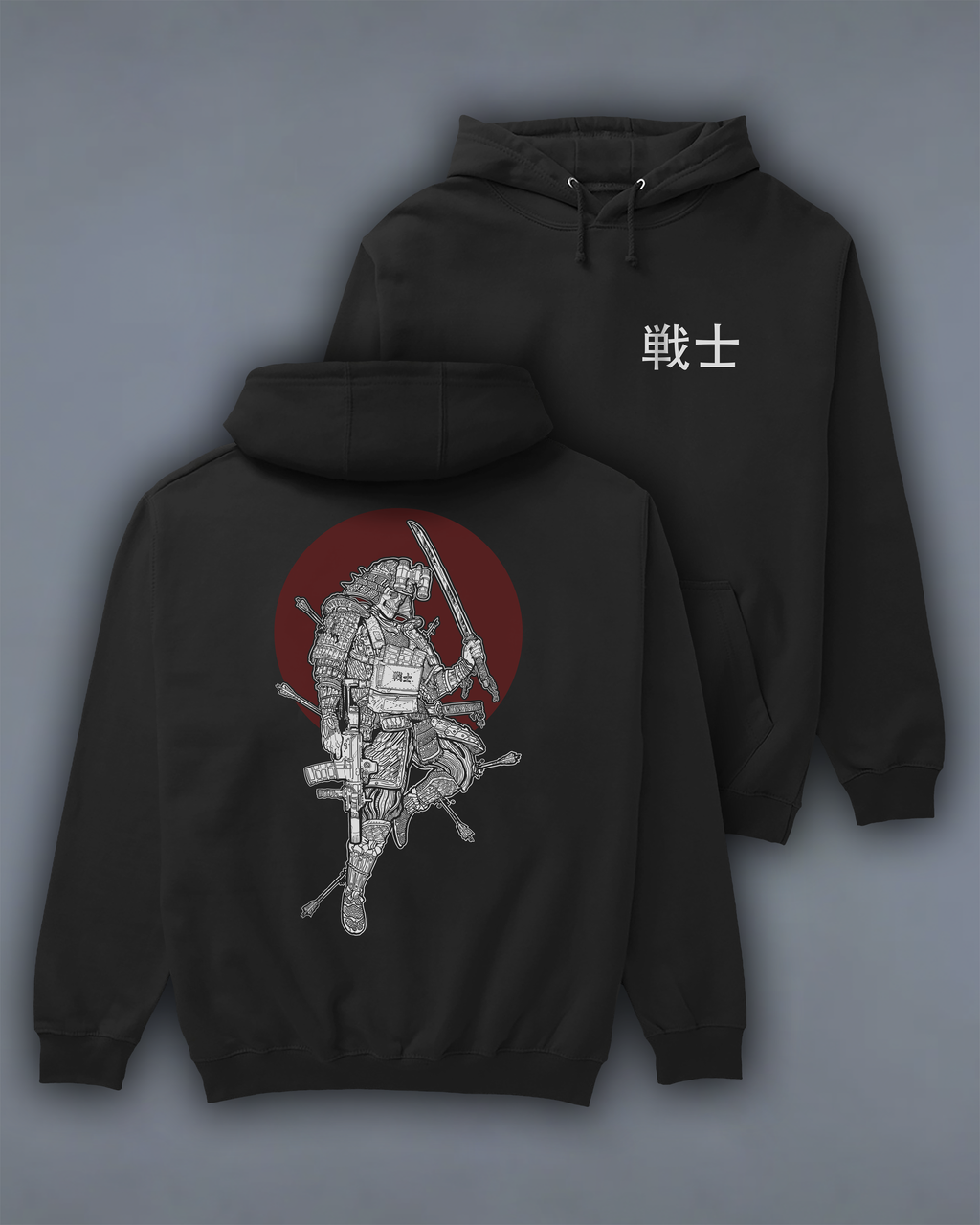 Худі з принтом "Samurai"