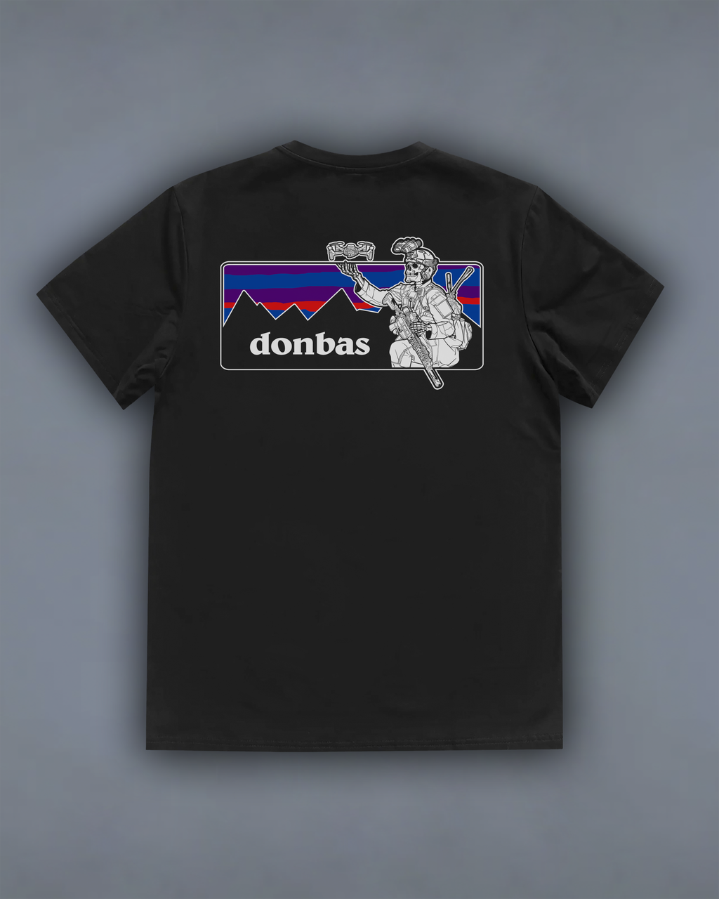 Футболка з принтом "Donbas" back