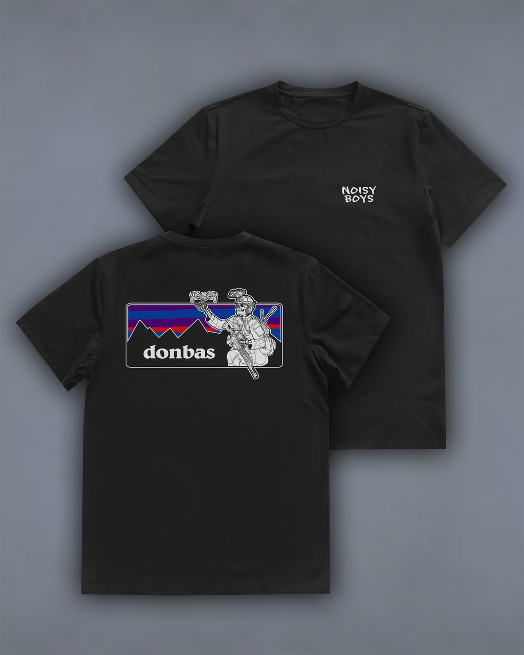 Футболка з принтом "Donbas" back