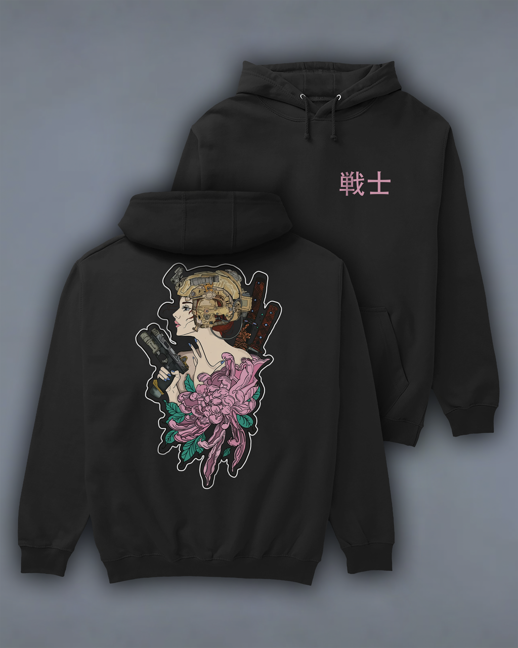 Худі з принтом "Geisha"