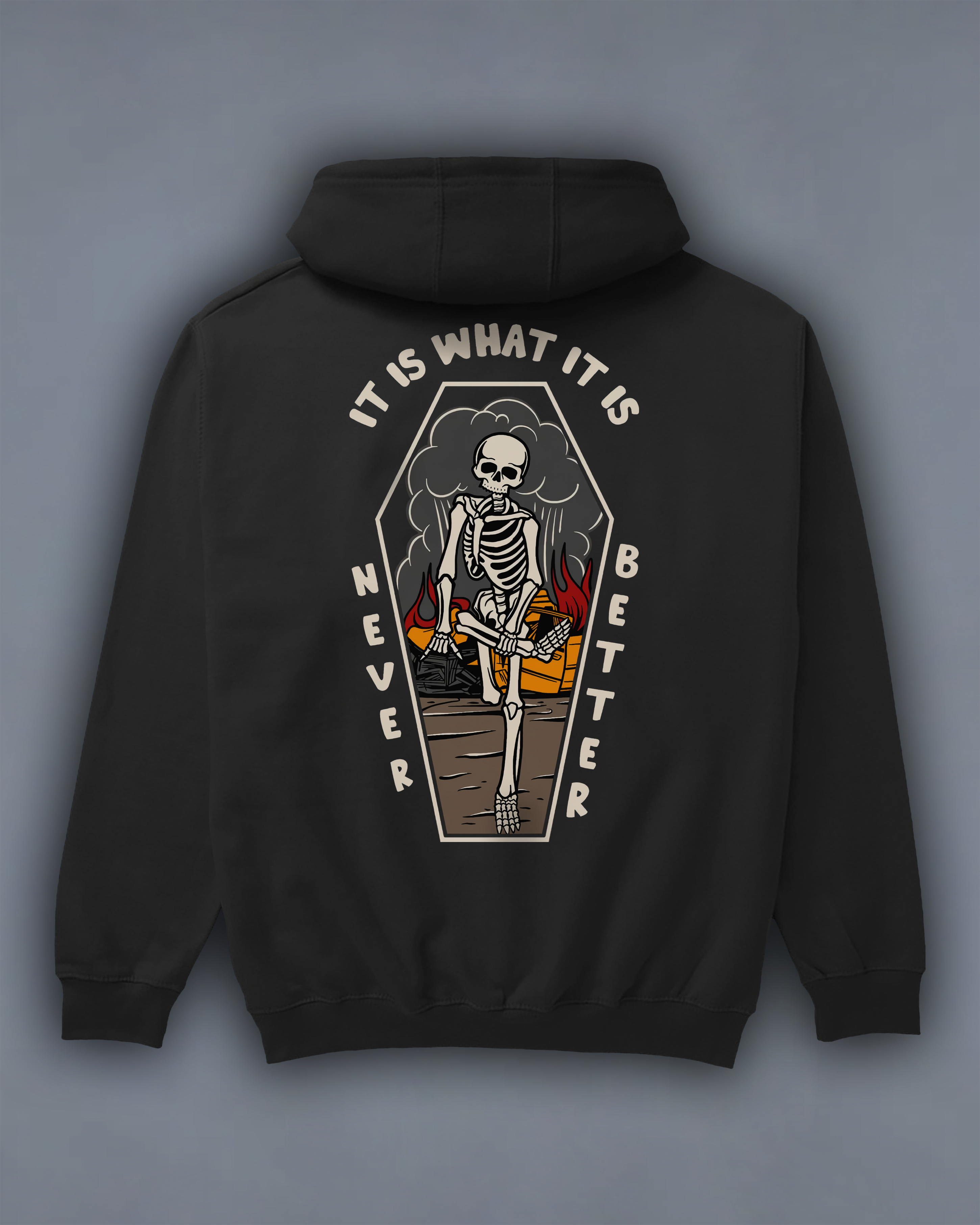 Худі з принтом "Never Better"
