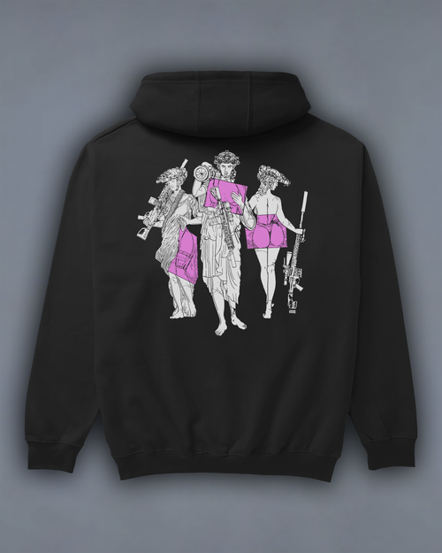 Худі з принтом "Antique Pink"