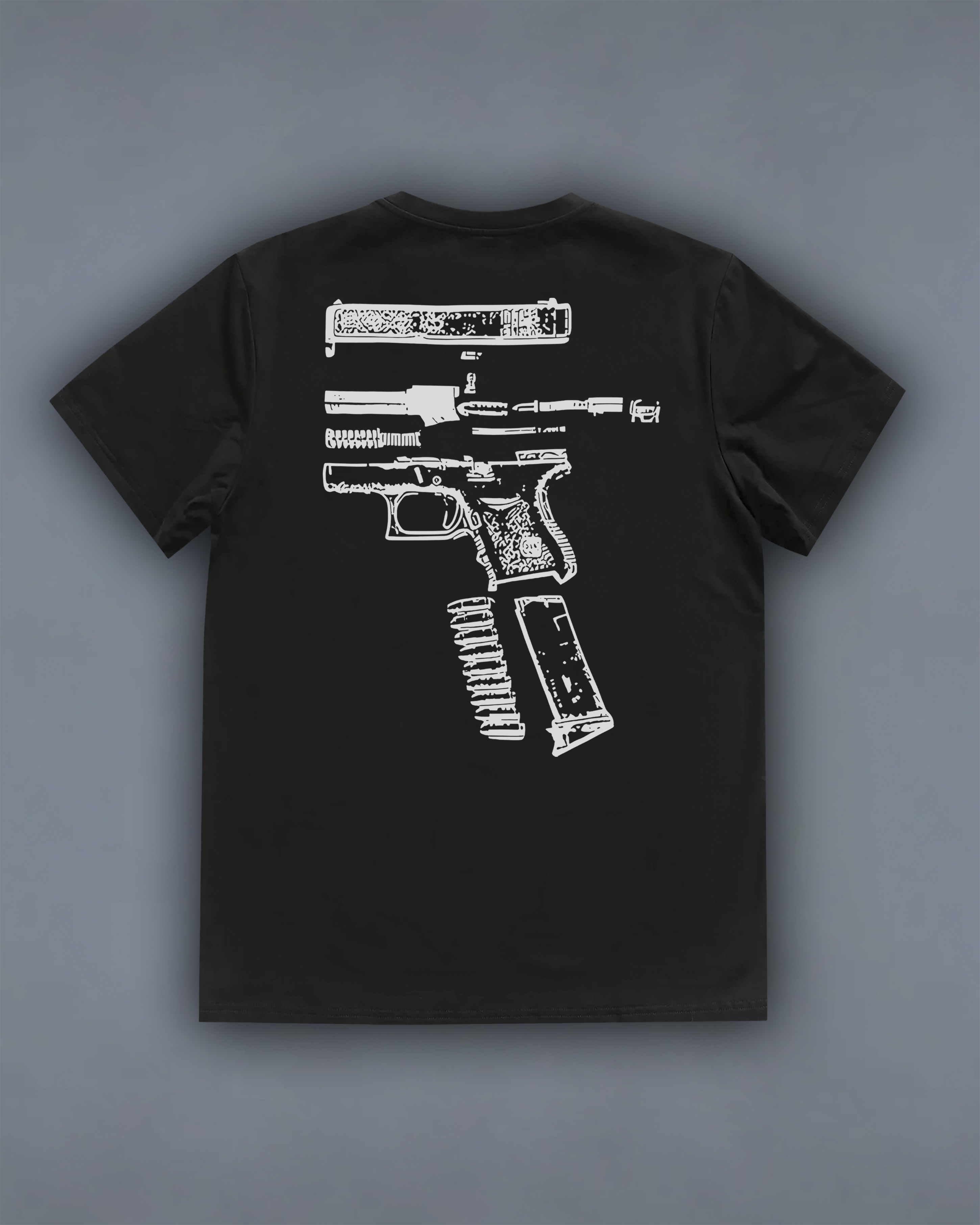Футболка з принтом "In Glock We Trust"