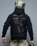 Худі з принтом "In Glock We Trust" multicam