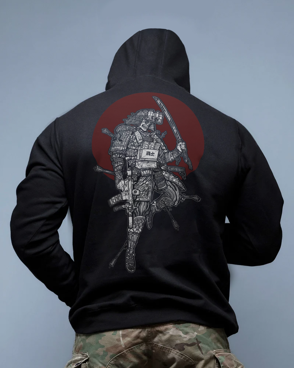 Худі з принтом "Samurai"