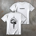 Футболка з принтом "Knife Skull" back