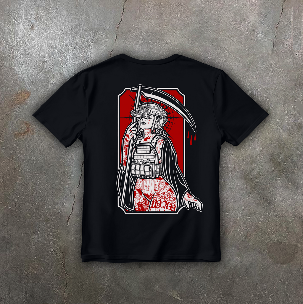 Футболка з принтом "Reaper"