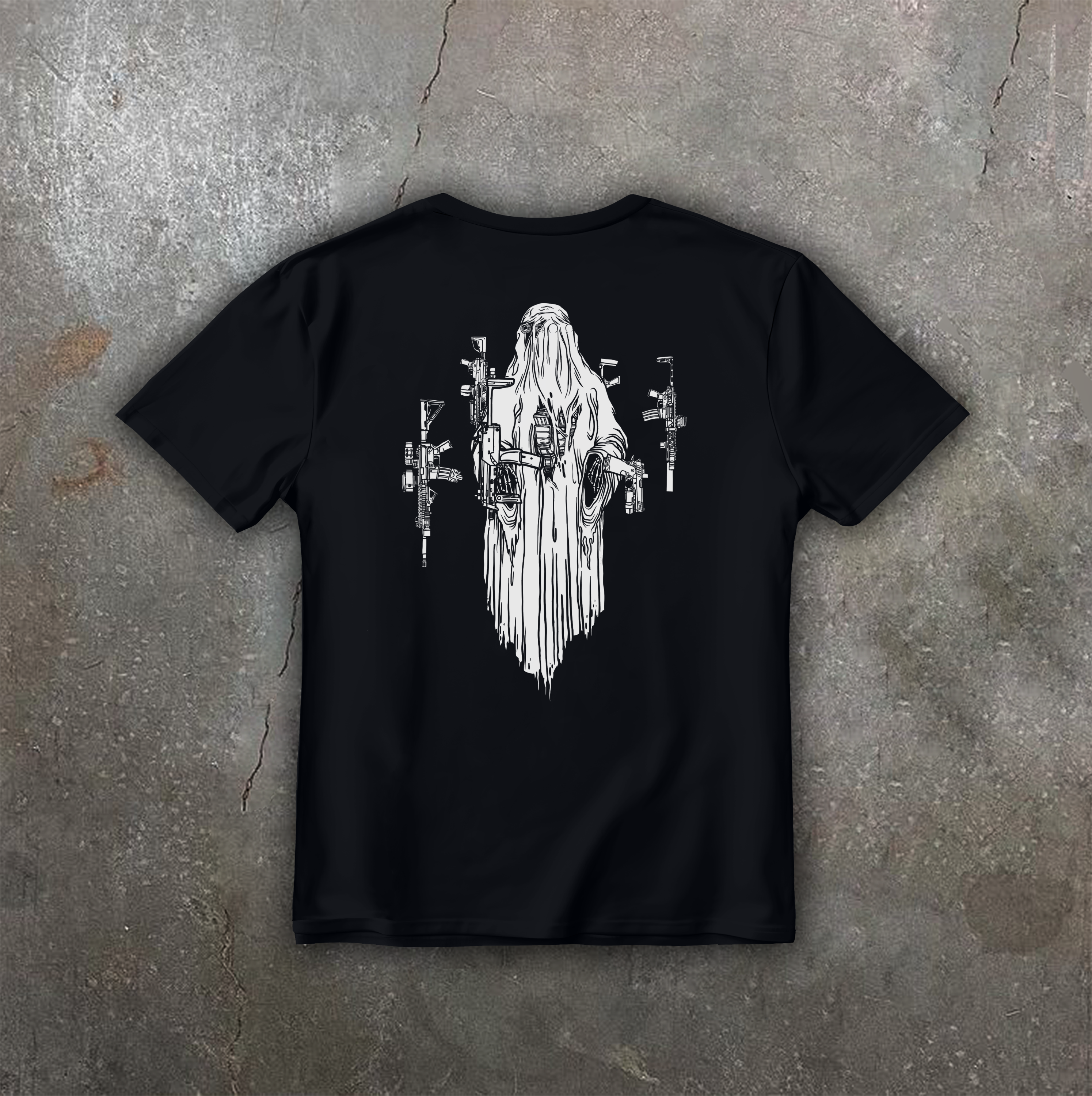 Футболка з принтом "Ghost"