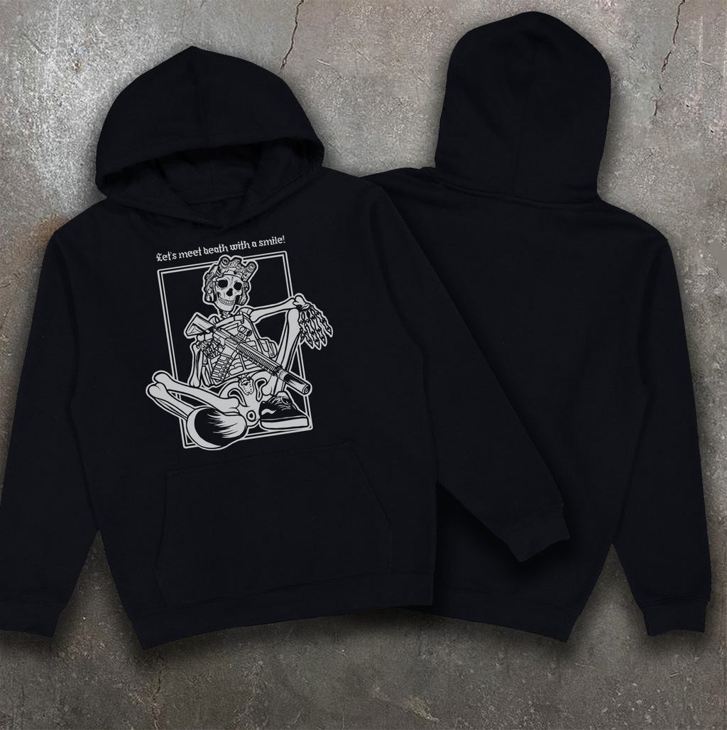 Худі з принтом "Meet Death"