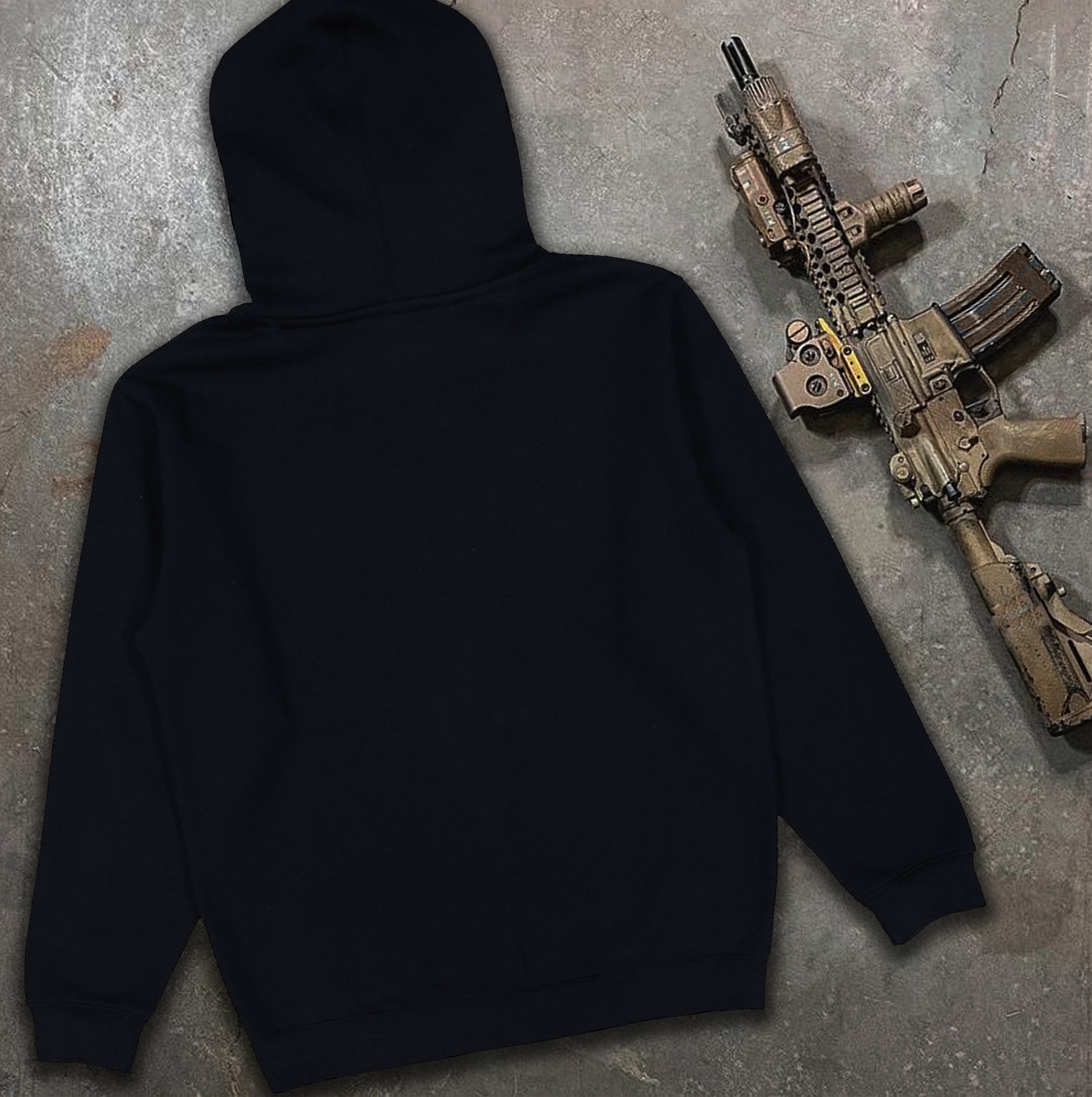 Худі з принтом "Guns & Coffee"