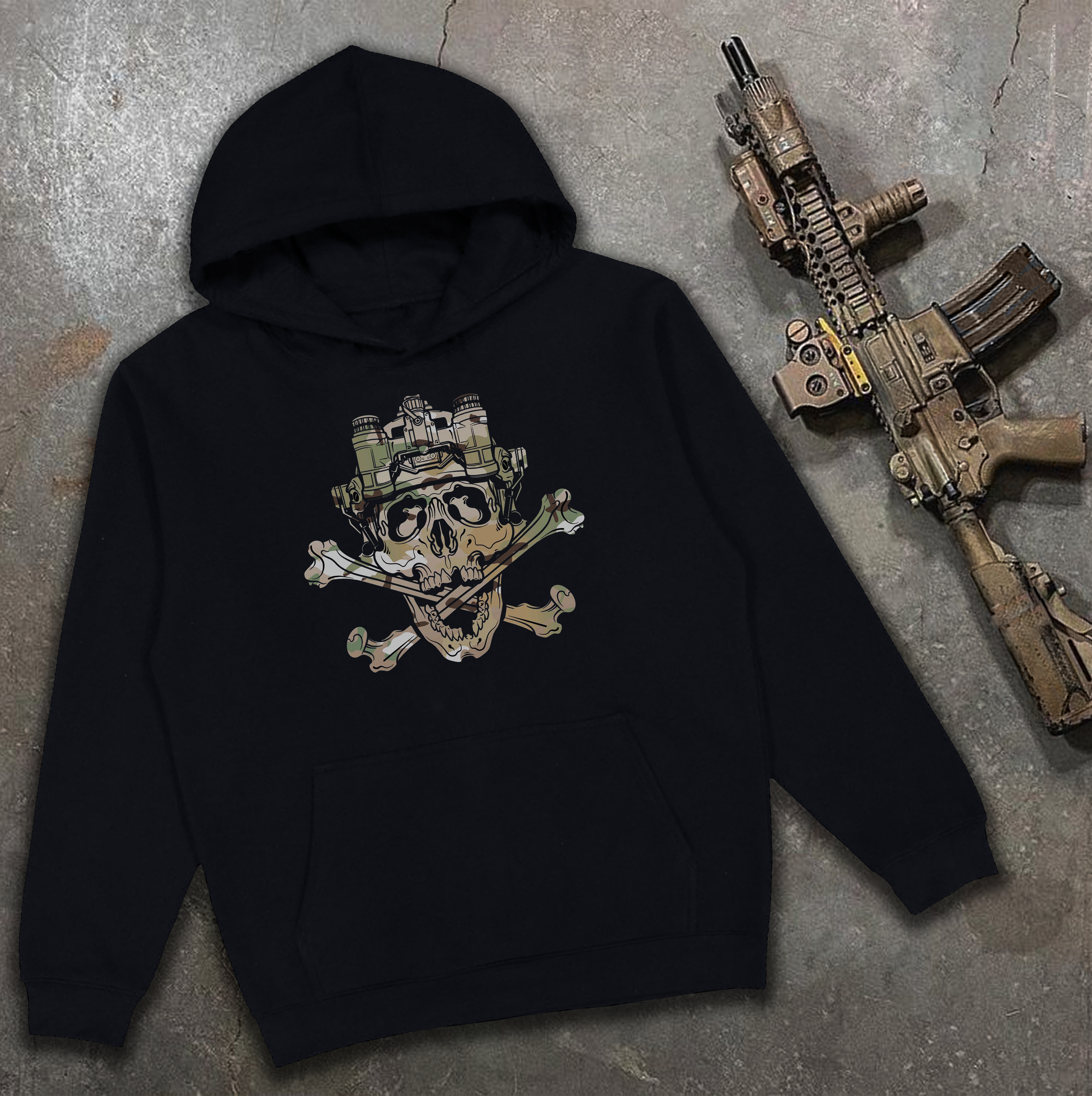 Худі з принтом "Jolly Roger" front