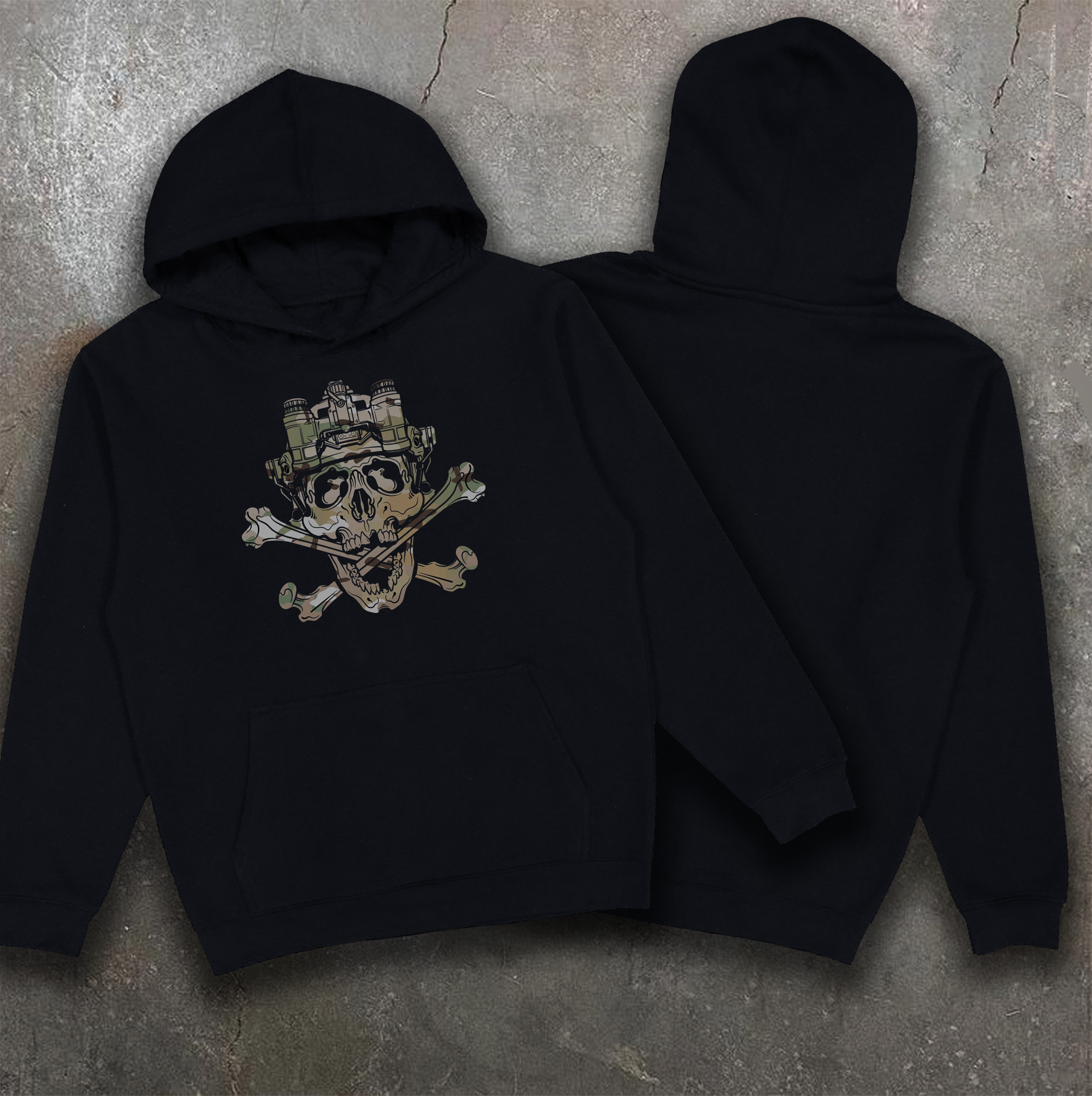 Худі з принтом "Jolly Roger" front