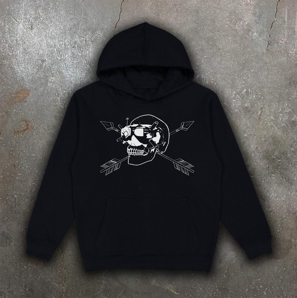 Худі з принтом "Droneman Skull"