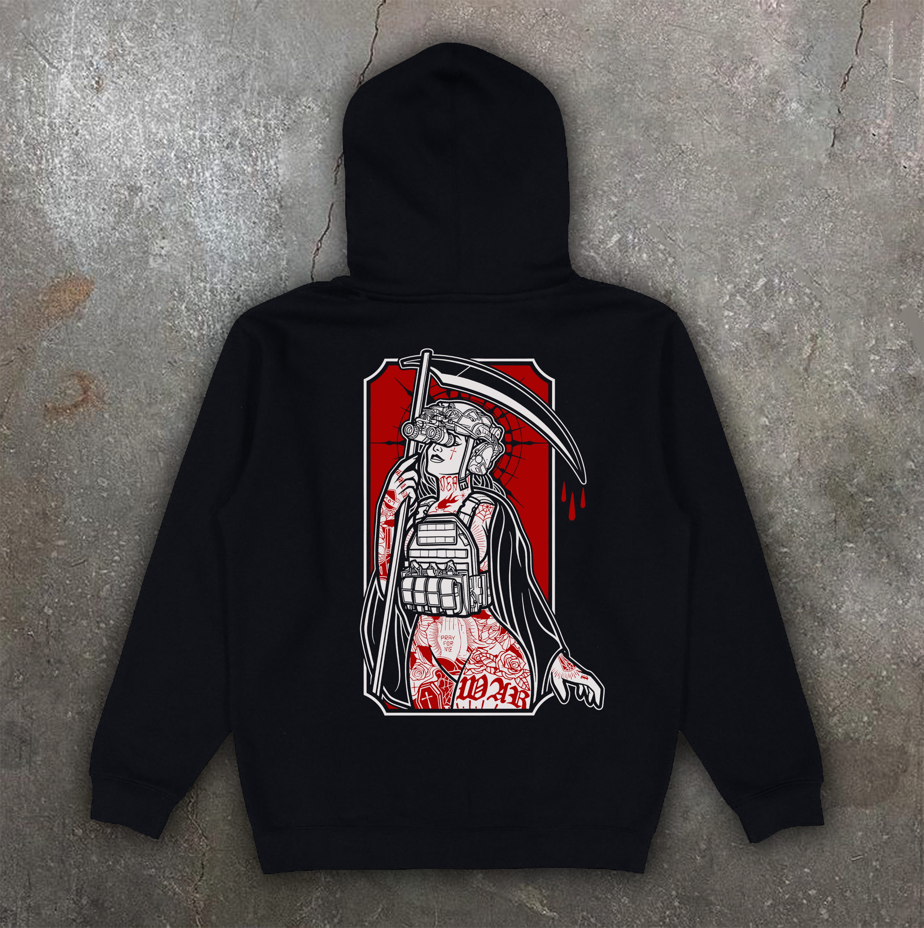 Худі з принтом "Reaper"